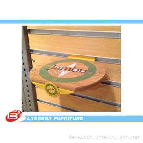 Engraved Logo Round MDF Wood Display Accessory Customized ,